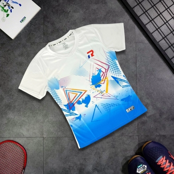 Áo cầu lông Taro TR025-A35 Nam - Trắng chính hãng