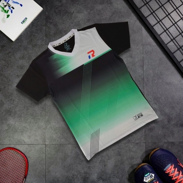 Áo cầu lông Taro TR025-A38 Nam - Đen Xanh Lá chính hãng