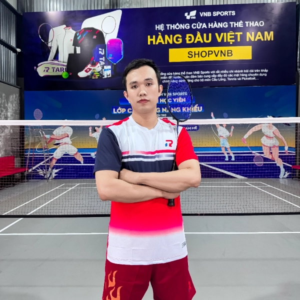 Áo cầu lông Taro TR025-A36 Nam - Đỏ chính hãng