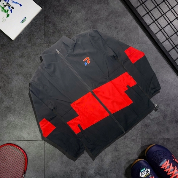 Áo Khoác Cầu Lông Taro KTR002 Nam - Đen Chính Hãng