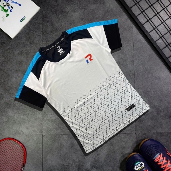 Áo Cầu Lông Taro TR024-A15 Nam - Trắng Chính Hãng