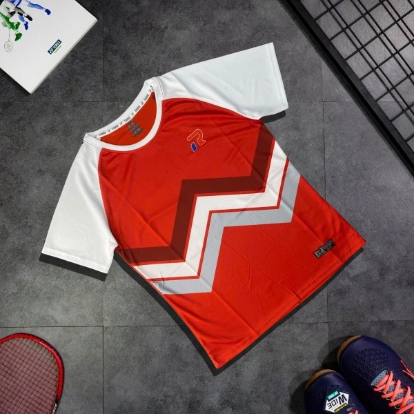 Áo Cầu Lông Taro TR024-A17 Nam - Đỏ Chính Hãng