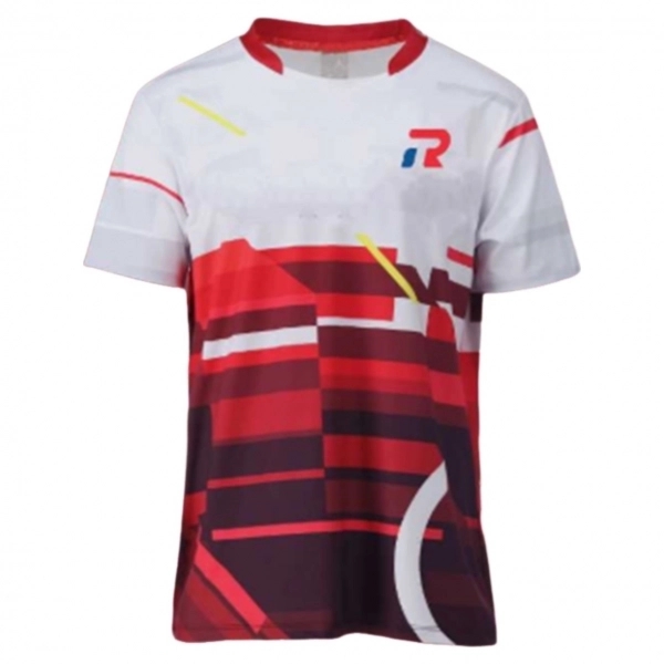 Áo Cầu Lông Taro TR024-A19 Nam - Đỏ Trắng chính hãng