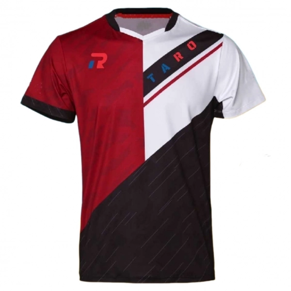 Áo Cầu Lông Taro TR024-A21 Nữ - Đen Đỏ chính hãng