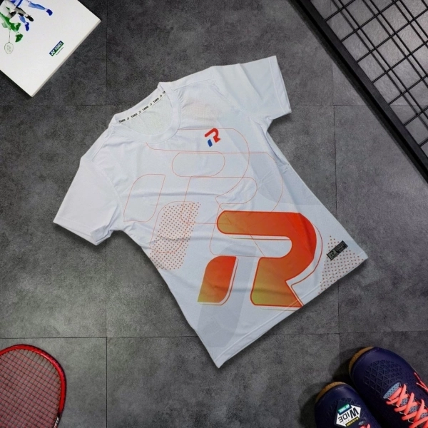 Áo cầu lông Taro TR025-A25 Nam - Trắng chính hãng