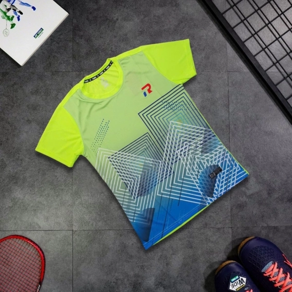 Áo cầu lông Taro TR025-A28 Nam - Xanh Chuối chính hãng