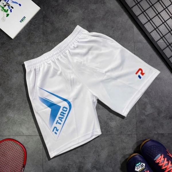 Quần Cầu Lông Taro TR025-Q07 Nam - Trắng Chính Hãng